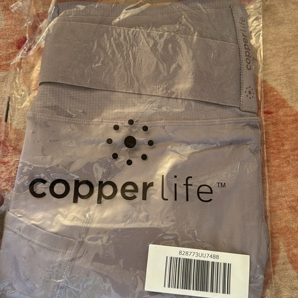 Copper Life Dusty Lilac Lower Back Support Leggings XL - Picture 3 of 3